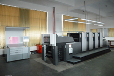 Four turn on the printing press